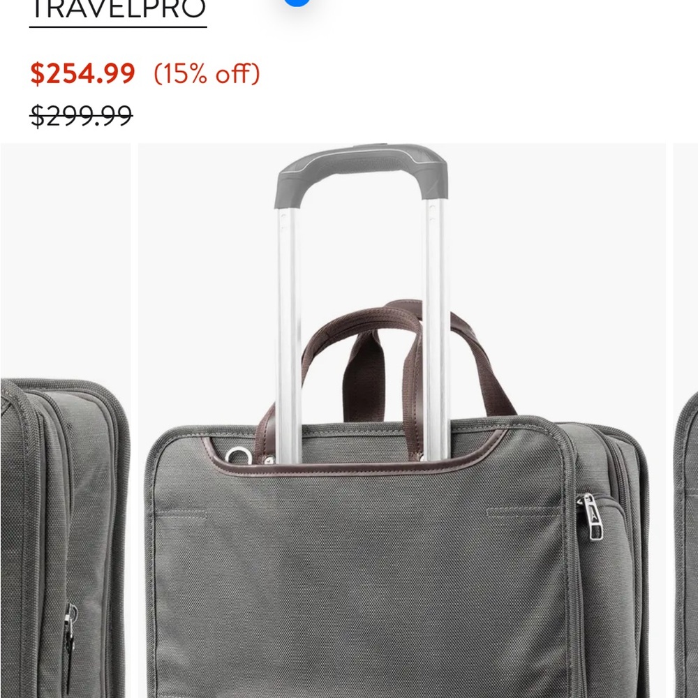 Travelpro platinum elite expandable business briefcase